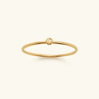 Goldfarbener Geburtsstein-Ring | Langlebig | Stilvoll | Persönlich | Geschenk-49 mm-November – Jonquille-Luzern Mode