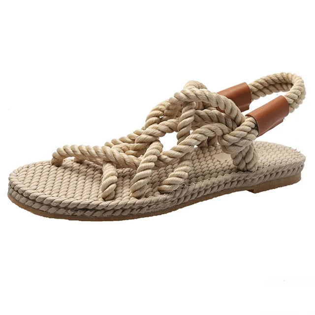 Geflochtene Gladiatorsandalen – Serina