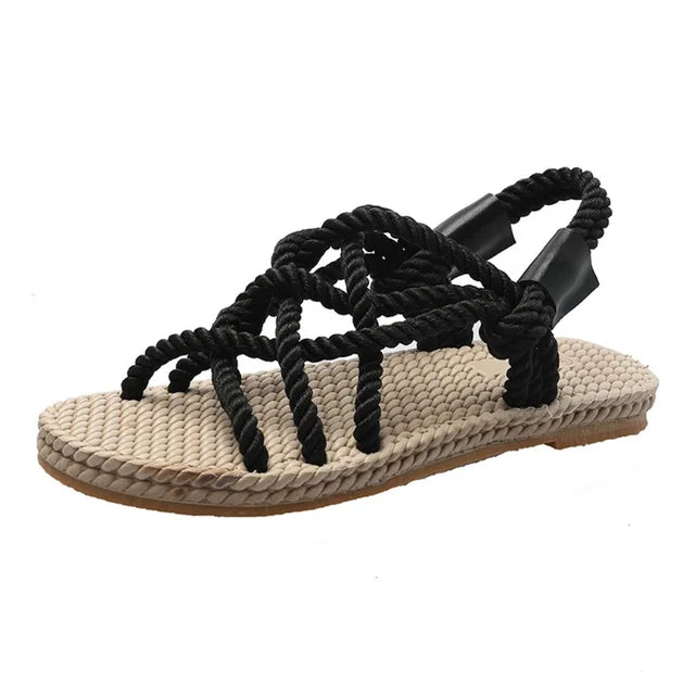 Geflochtene Gladiatorsandalen – Serina