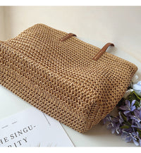 SEO-freundlicher Titel: Damen Handtasche aus Stroh - Sommer Strandtasche-Luzern Mode