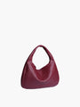 Geflochtene Damenhandtasche aus Leder für Alltag und Büro-Rot-Eén maat-Luzern Mode