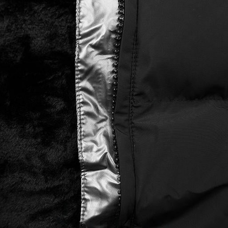 Damen Winterjacke | Fleece-Futter | Wasserdicht | Reißverschluss | Lang | Kapuze-Luzern Mode