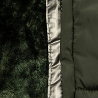 Damen Winterjacke | Fleece-Futter | Wasserdicht | Reißverschluss | Lang | Kapuze-Luzern Mode