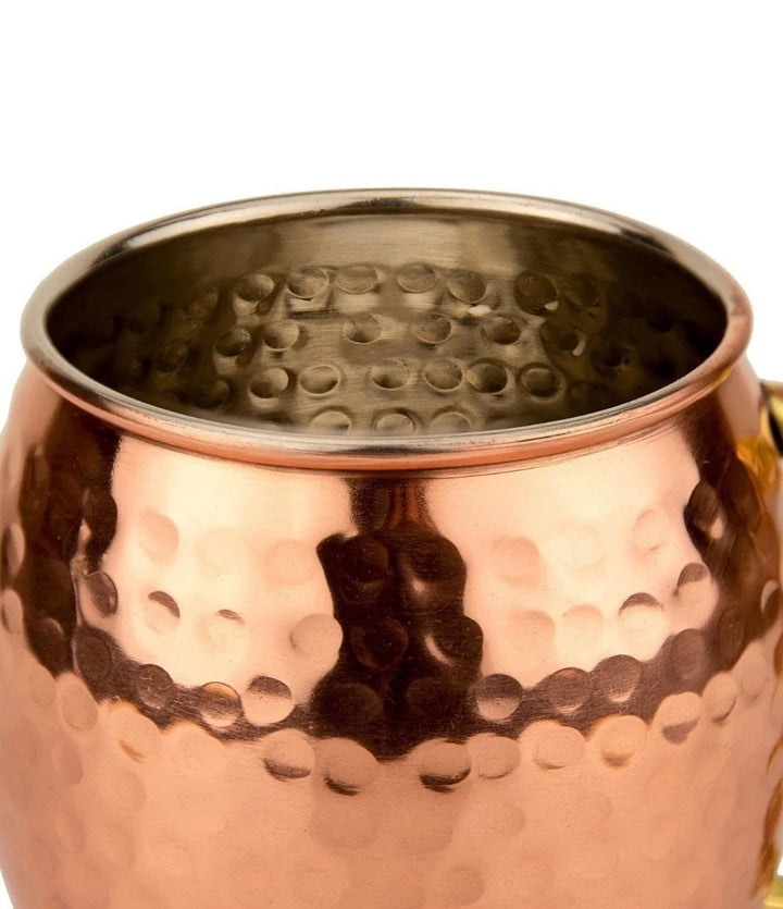 Kupferbecher-Set | 4-teilig Stilvoll Langlebig Einzigartig Vielseitig Kühl-Luzern Mode