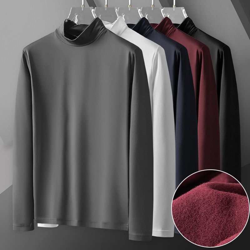 Herren Rollkragenpullover Slim Fit für Büro und Freizeit-Luzern Mode