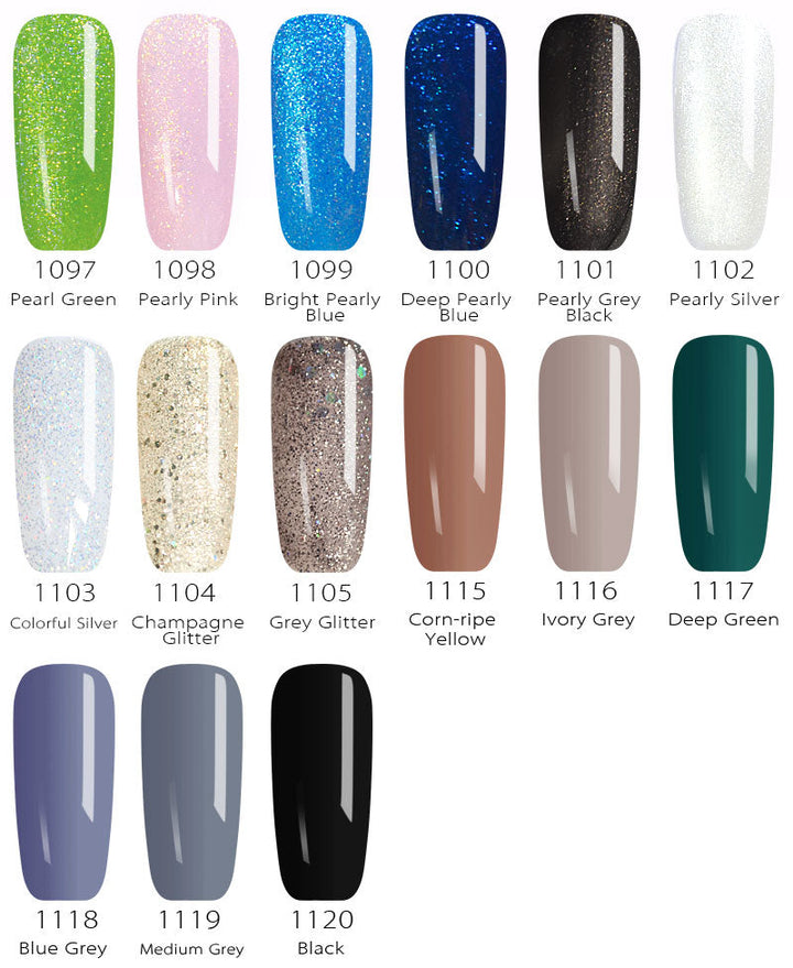 Nagellack | UV Gel Luxus Vollständig Deckend Glänzend Effen Stilvoll-Luzern Mode