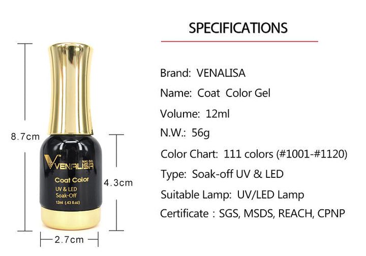 Nagellack | UV Gel Luxus Vollständig Deckend Glänzend Effen Stilvoll-Luzern Mode