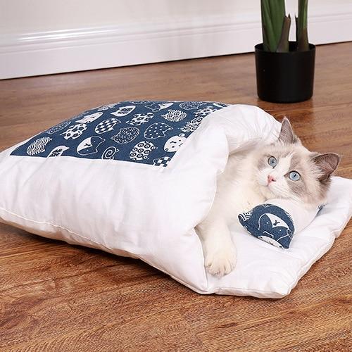 Katzenschlafsack | Komfortabel Warm Langlebig Sicher Waschbar Beruhigend-Luzern Mode