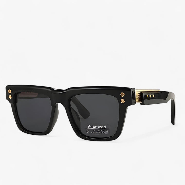 Sonnenbrille | Gepolarisiert | Steampunk | Eckig | Unisex | UV-Schutz-Luzern Mode