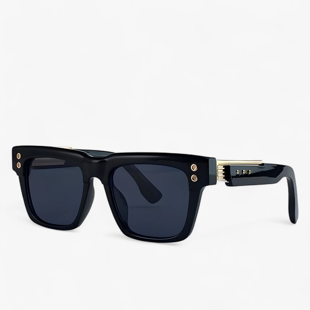 Sonnenbrille | Gepolarisiert | Steampunk | Eckig | Unisex | UV-Schutz-Luzern Mode