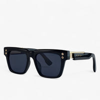 Sonnenbrille | Gepolarisiert | Steampunk | Eckig | Unisex | UV-Schutz-Luzern Mode
