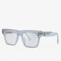 Sonnenbrille | Gepolarisiert | Steampunk | Eckig | Unisex | UV-Schutz-Transparant Weiß-Luzern Mode
