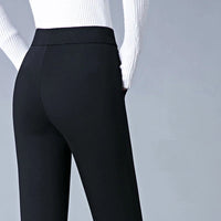 Damen Stretchhose mit Streifenmuster - Bequeme Passform-Luzern Mode