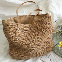 Gewebte Strandtasche aus Stroh - Handgemachte Sommertasche-Luzern Mode