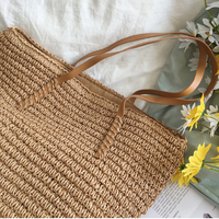 Gewebte Strandtasche aus Stroh - Handgemachte Sommertasche-Luzern Mode
