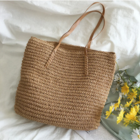 Gewebte Strandtasche aus Stroh - Handgemachte Sommertasche-Luzern Mode