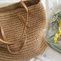 Gewebte Strandtasche aus Stroh - Handgemachte Sommertasche-Luzern Mode