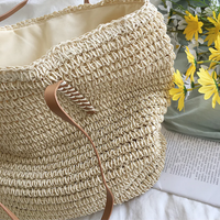 Gewebte Strandtasche aus Stroh - Handgemachte Sommertasche-Luzern Mode