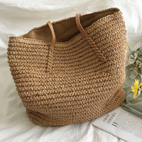 Gewebte Strandtasche aus Stroh - Handgemachte Sommertasche-Luzern Mode