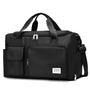 Wasserdichte Reisetasche mit Schuhfach und Schultergurt-Schwarz-Luzern Mode
