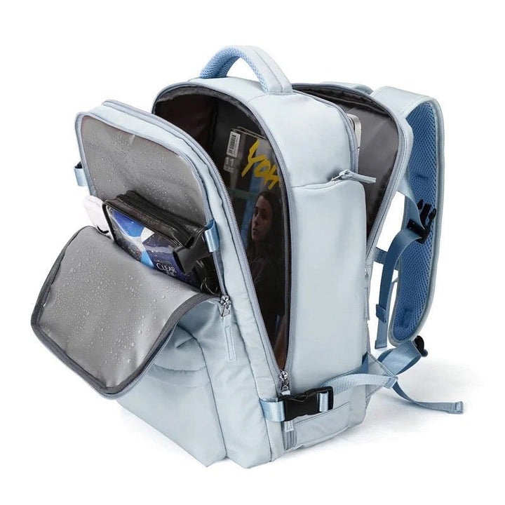 Reiserucksack mit Laptopfach und USB-Anschluss, 40L-Luzern Mode