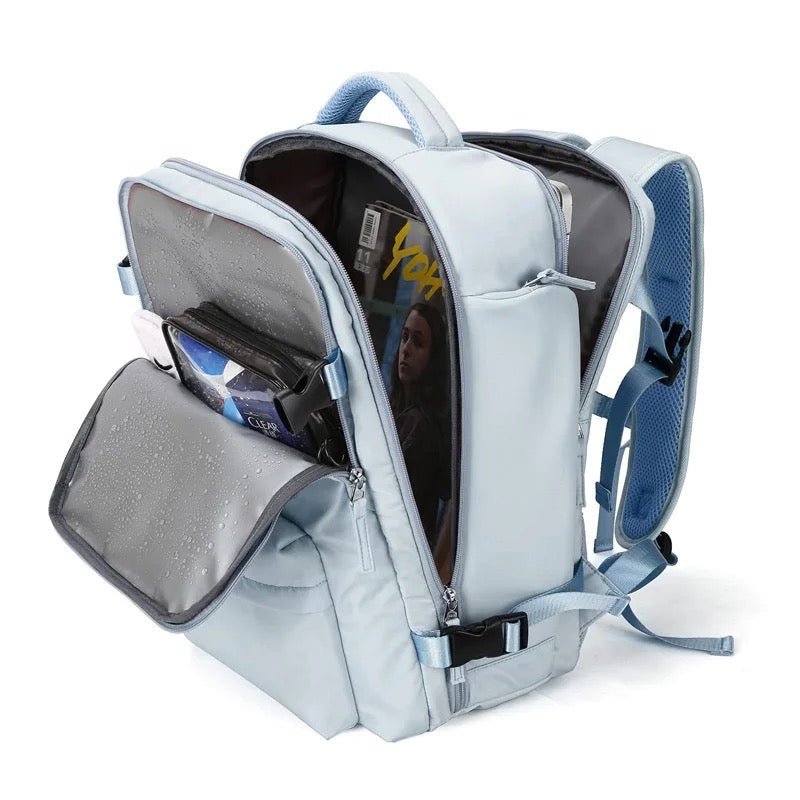 Reiserucksack mit Laptopfach und USB-Anschluss, 40L-Luzern Mode