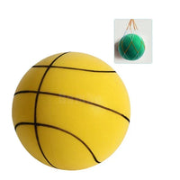 Flüsterleiser Basketball für geräuschfreie Übungseinheiten & Spaß-Gelb-18cm-Luzern Mode