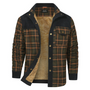 Herren Fleecejacke mit Teddyfutter für kalte Tage-Sandfarbene Camouflage-S-Luzern Mode