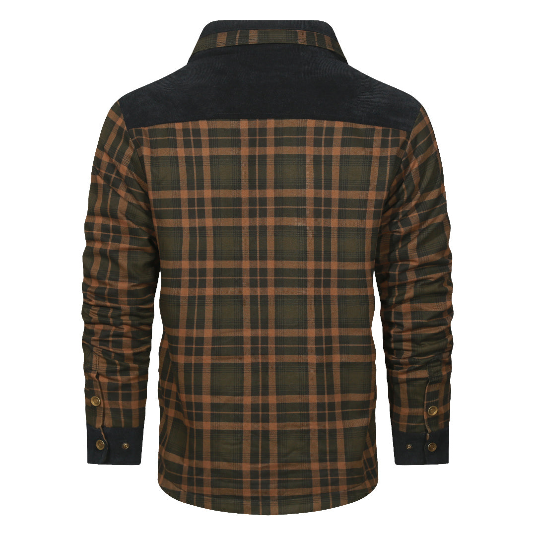 Herren Fleecejacke mit Teddyfutter für kalte Tage-Luzern Mode
