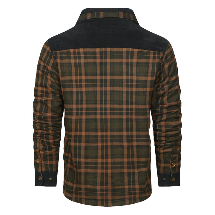 Herren Fleecejacke mit Teddyfutter für kalte Tage-Luzern Mode