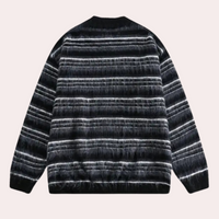 Herren Strickpullover mit Streifenmuster für Herbst/Winter-Luzern Mode