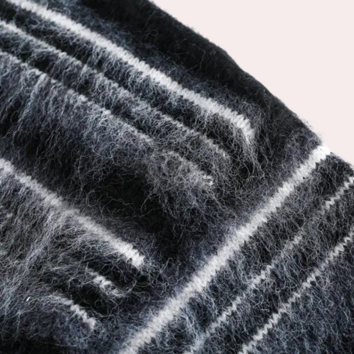 Herren Strickpullover mit Streifenmuster für Herbst/Winter-Luzern Mode
