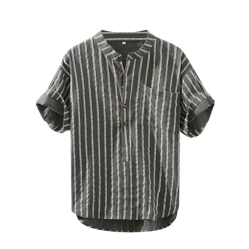 Gestreiftes Herren Sommerhemd – Jesse