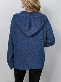 Damen Strickjacke mit Knöpfen - Bequemer Cardigan Look-Luzern Mode
