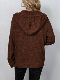 Damen Strickjacke mit Knöpfen - Bequemer Cardigan Look-Luzern Mode