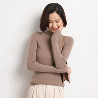 Damen Rollkragenpullover aus Kaschmir für Herbst/Winter-Luzern Mode