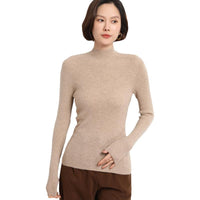 Damen Rollkragenpullover aus Kaschmir für Herbst/Winter-Luzern Mode