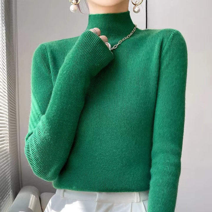 Damen Rollkragenpullover aus Kaschmir für Herbst/Winter-Luzern Mode