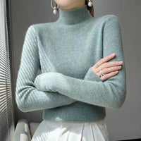 Damen Rollkragenpullover aus Kaschmir für Herbst/Winter-Luzern Mode