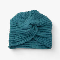 Damen Strickmütze Turban Stil - Wintermode Accessoire-Marineblau-Luzern Mode