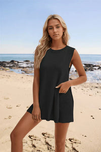 Gestricktes Damen Sommerkleid mit Bootsausschnitt – Romée