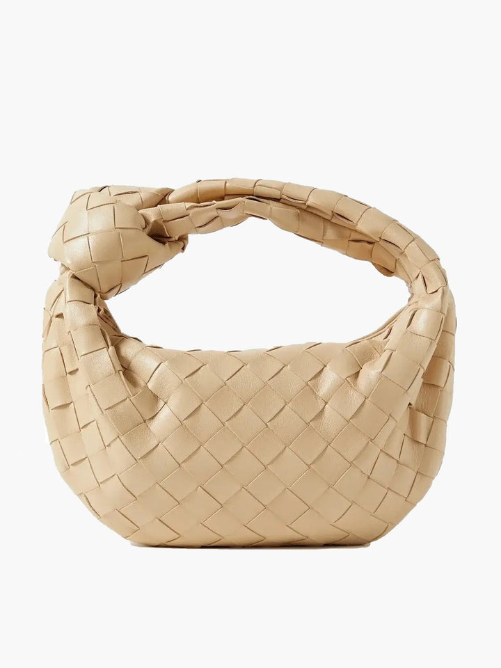 Gewebte Handtasche Damen - Modische Schultertasche kaufen-Beige-Luzern Mode
