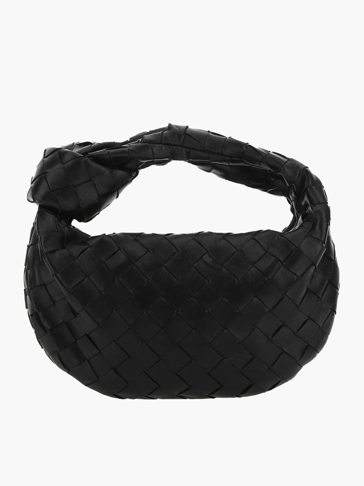 Gewebte Handtasche Damen - Modische Schultertasche kaufen-Schwarz-Luzern Mode
