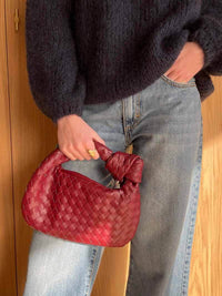 Gewebte Handtasche Damen - Modische Schultertasche kaufen-Luzern Mode