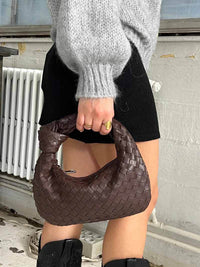 Gewebte Handtasche Damen - Modische Schultertasche kaufen-Luzern Mode
