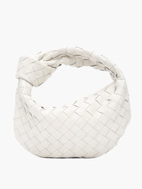 Gewebte Handtasche Damen - Modische Schultertasche kaufen-Weiß-Luzern Mode