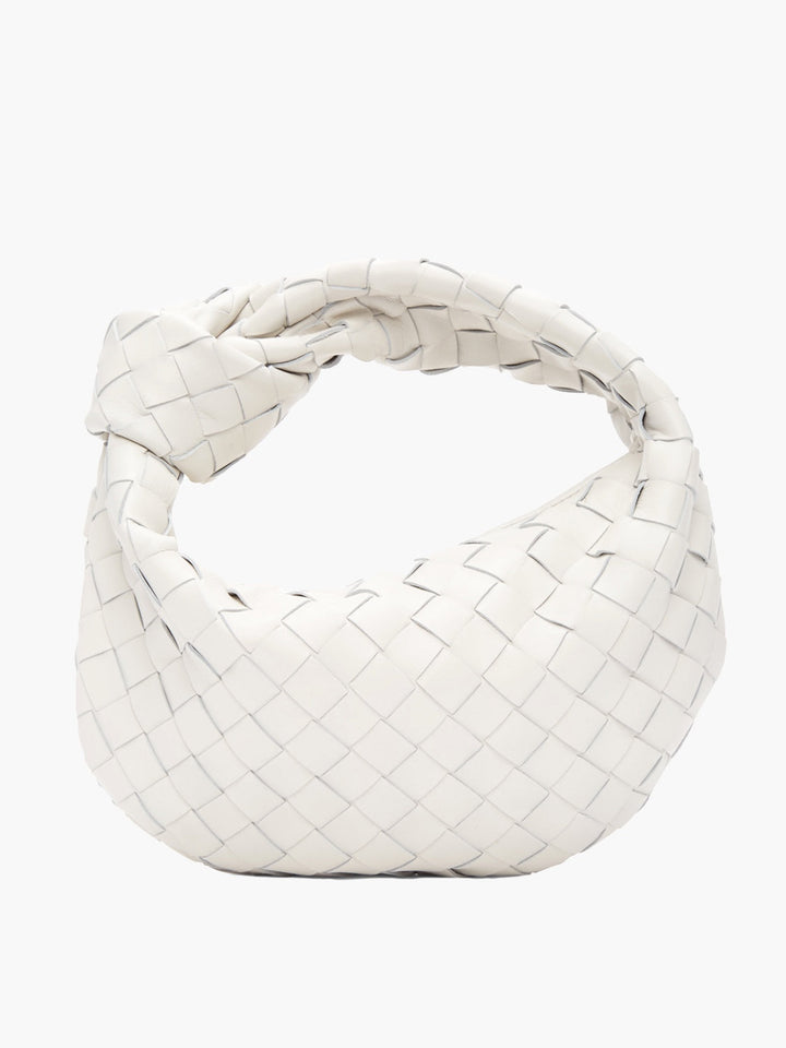 Gewebte Handtasche Damen - Modische Schultertasche kaufen-Weiß-Luzern Mode