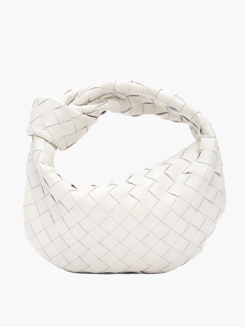 Gewebte Handtasche Damen - Modische Schultertasche kaufen-Weiß-Luzern Mode
