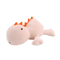 Gewichtetes Kuscheltier | Dino Niedlich Beruhigend Weich Langlebig Baumwolle-Hellrosa-40cm（0.5kg）-Luzern Mode