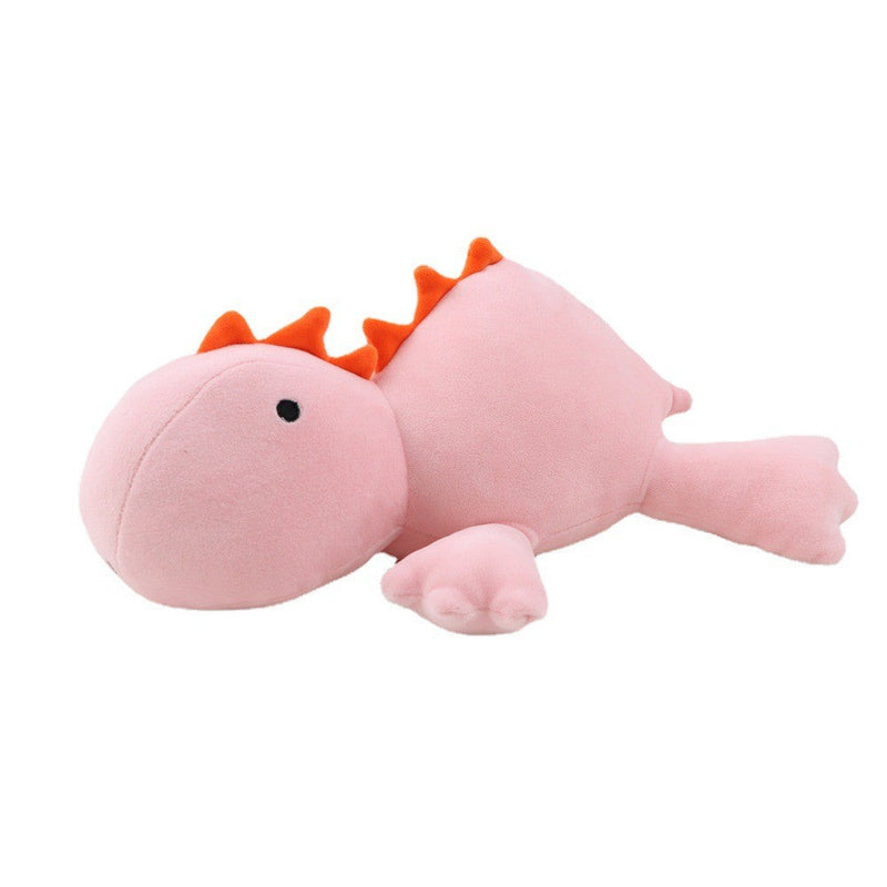 Gewichtetes Kuscheltier | Dino Niedlich Beruhigend Weich Langlebig Baumwolle-Rosa Dino-40cm（0.5kg）-Luzern Mode